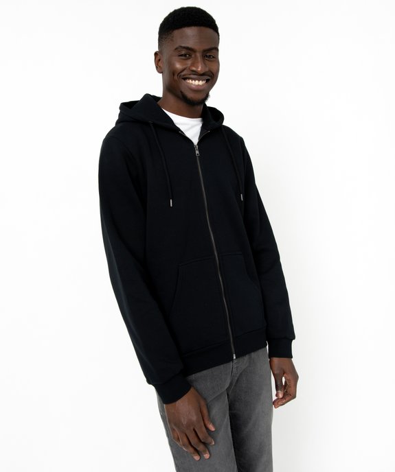 Sweat zippé à capuche homme vue4 - GEMO 4G HOMME - GEMO