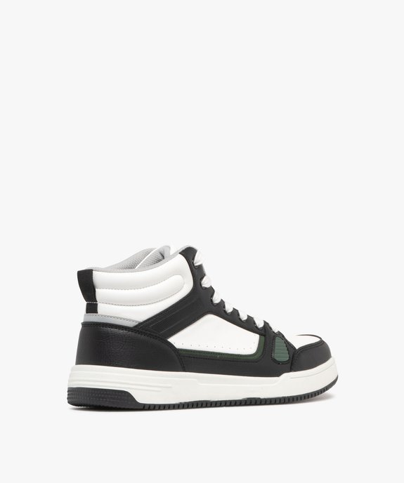 Baskets homme mid-cut à lacets style casual vue5 - 5 MILES - GEMO