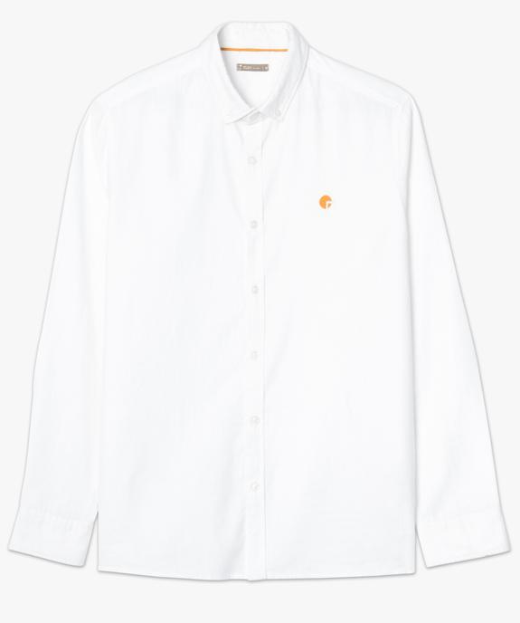 Chemise légère avec motif brodé vue4 - GEMO (HOMME) - GEMO