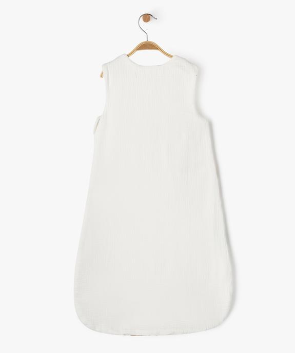 Gigoteuse bébé en gaze de coton imprimée vue4 - GEMO(BB COUCHE) - GEMO