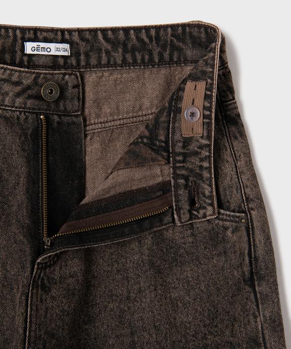 Bermuda en jean skater 100% coton à bord franc garçon vue2 - GEMO (JUNIOR) - GEMO