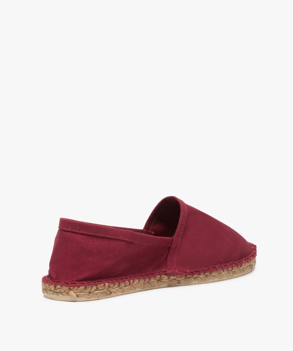 Espadrilles femme unies en coton bio – Mieux vue4 - GEMO 4G FEMME - GEMO