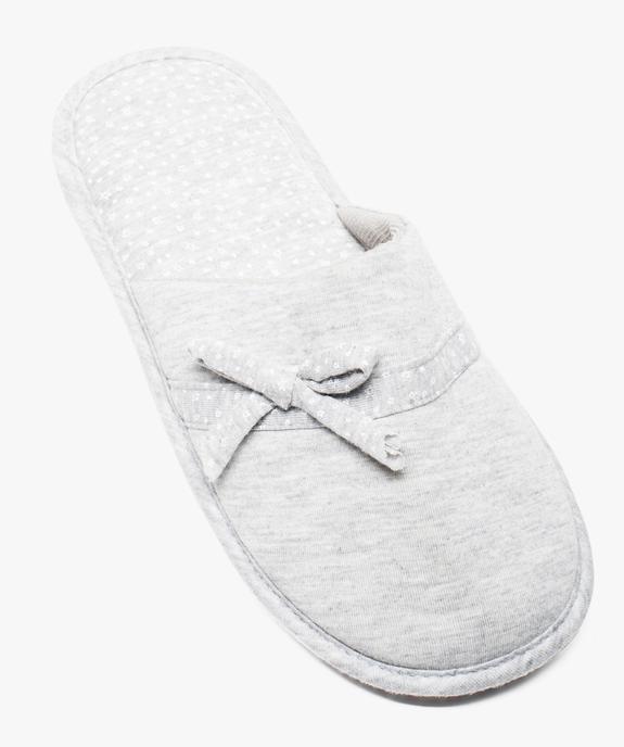 Mules en jersey motif étoiles vue5 - GEMO(HOMWR FEM) - GEMO