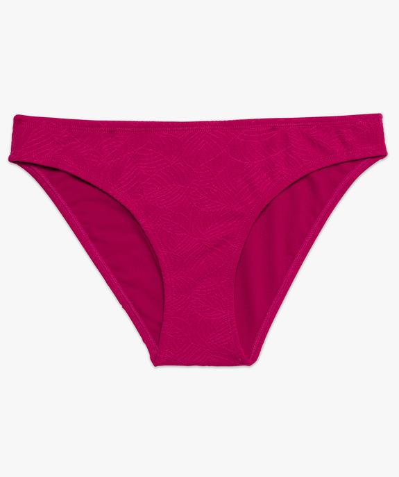 Bas de maillot de bain femme forme slip vue4 - GEMO (PLAGE) - GEMO