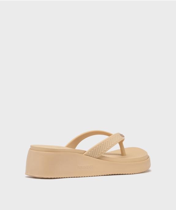 Tongs à talon compensé femme - Havainas vue4 - HAVAIANAS - GEMO