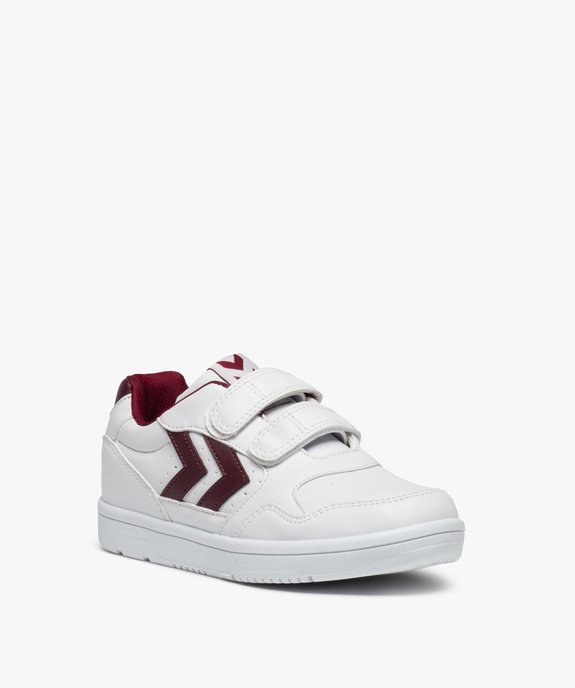 Baskets garçon unies à scratch - Hummel Camden vue2 - HUMMEL - GEMO