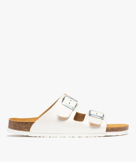 Mules pailletées avec semelle intérieure cuir à reliefs ergonomiques femme vue1 - FOLLOW ME G4G - GEMO