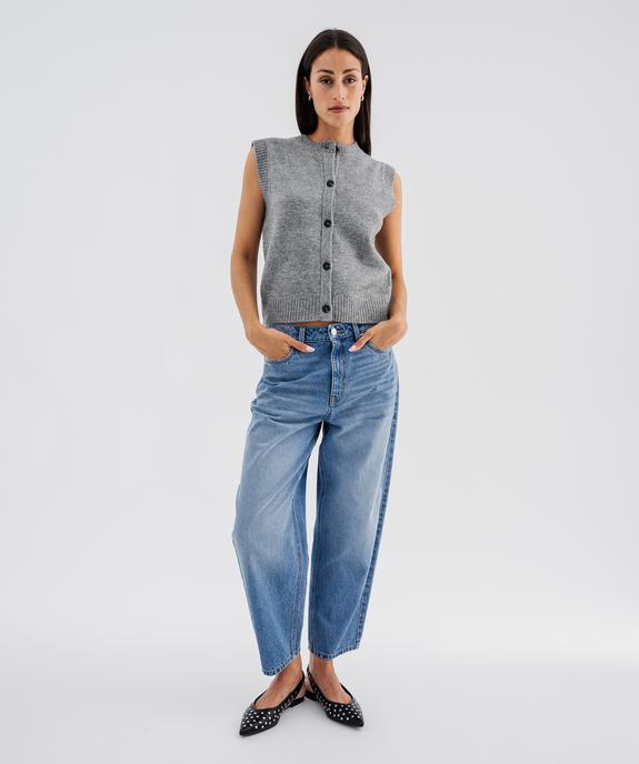 Gilet sans manches en maille chaude et extensible femme vue1 - GEMO(FEMME PAP) - GEMO