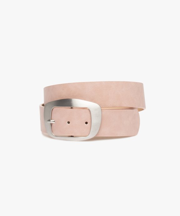 Ceinture femme à grosse boucle asymétrique vue1 - GEMO (ACCESS) - GEMO