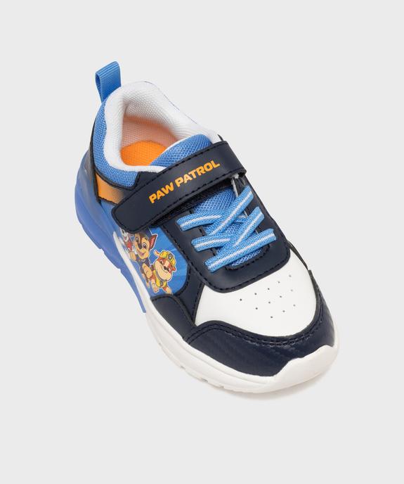 Baskets à scratch avec semelle lumineuse garçon - Pat Patrouille vue5 - PAT PATROUILLE - GEMO