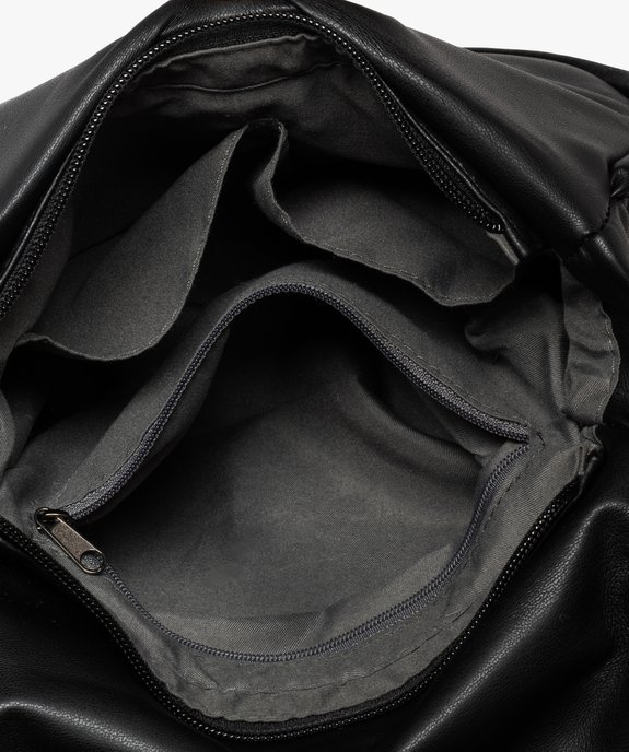 Sac besace souple avec bandoulière fantaisie amovible femme vue3 - GEMO (ACCESS) - GEMO