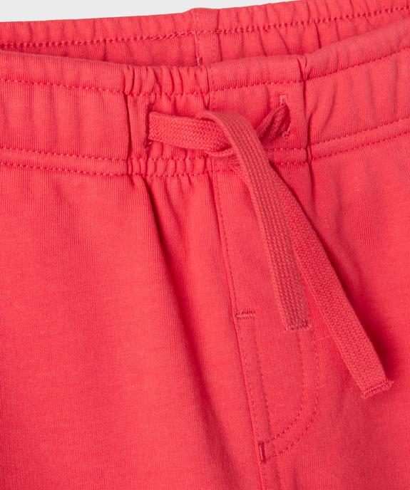 Bermuda en maille coupe cargo garçon vue3 - GEMO (ENFANT) - GEMO