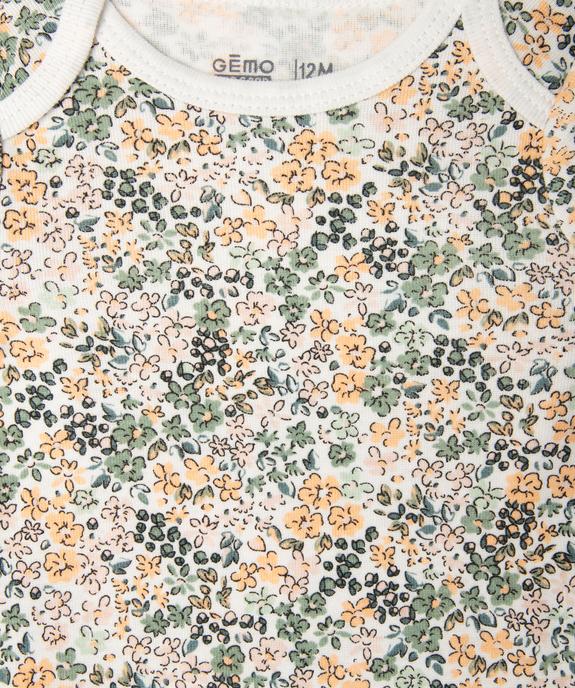 Bodies manches longues bébé fille (lot de 3) vue5 - GEMO 4G BEBE - GEMO