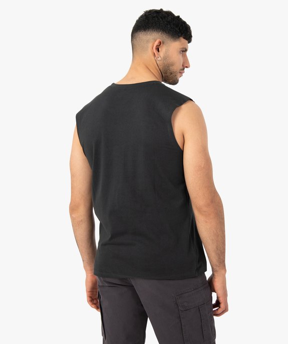 Débardeur homme imprimé - ACDC vue3 - ACDC - GEMO