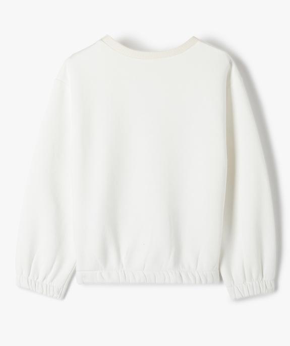 Sweat fille à motif fantaisie vue3 - GEMO (ENFANT) - GEMO