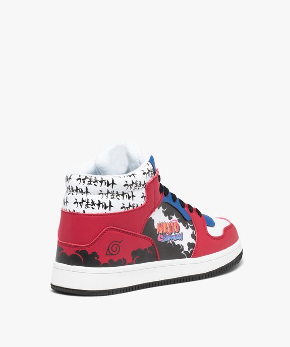 Baskets homme mid-cut à lacets – Naruto vue4 - NARUTO - GEMO