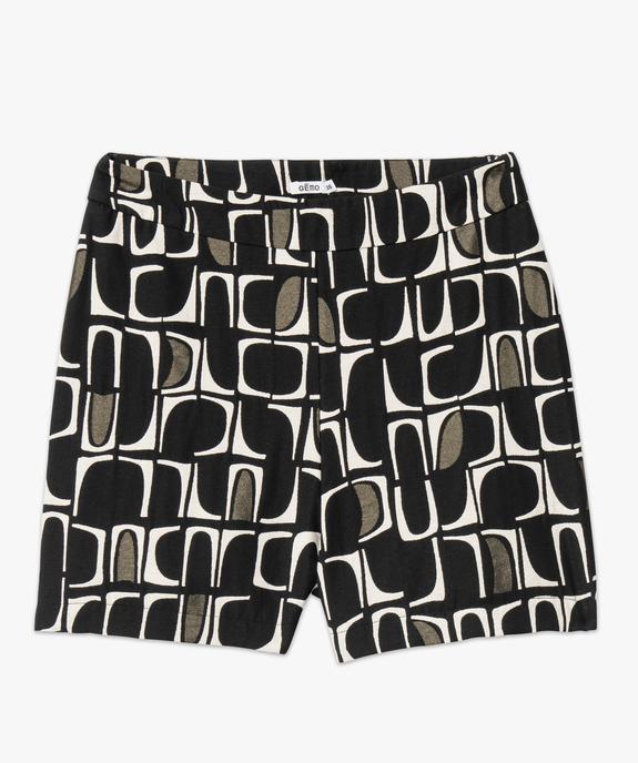Short à motifs graphiques femme vue4 - GEMO(FEMME PAP) - GEMO