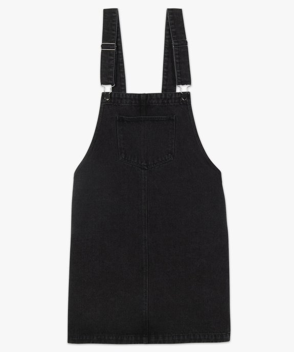 Robe femme en jean forme salopette vue4 - GEMO(FEMME PAP) - GEMO