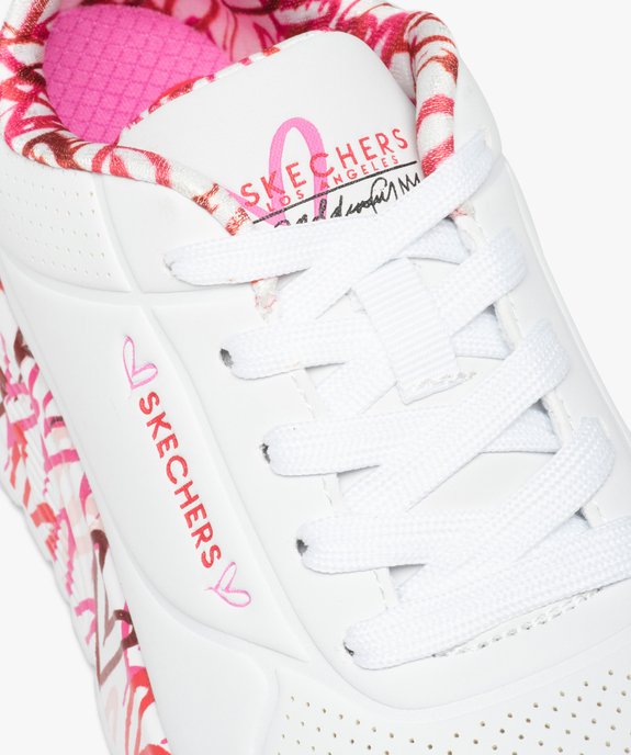 Baskets fille à semelle extra épaisse imprimée cœurs - Skechers X James Goldcrown vue6 - SKECHERS - GEMO