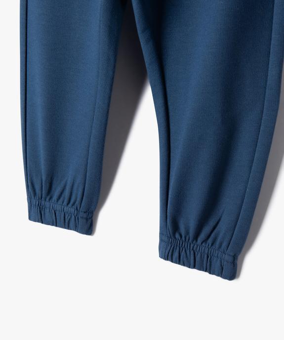 Pantalon de jogging léger bébé garçon vue3 - PREMIER PRIX BY GEMO - GEMO