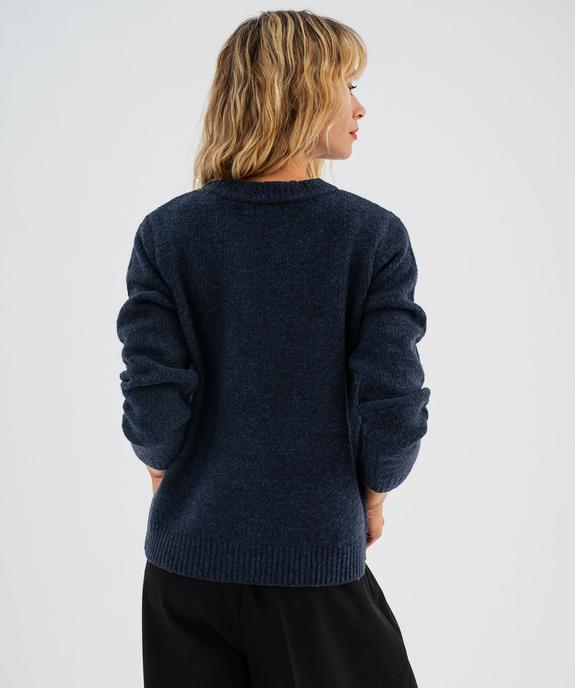 Pull de Noël avec motifs chiens brodés femme vue4 - GEMO(FEMME PAP) - GEMO