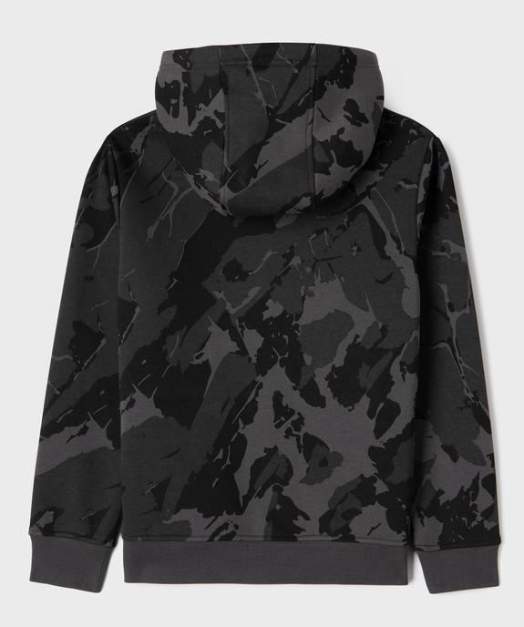 Sweat à capuche avec intérieur molletonné garçon vue4 - GEMO (JUNIOR) - GEMO