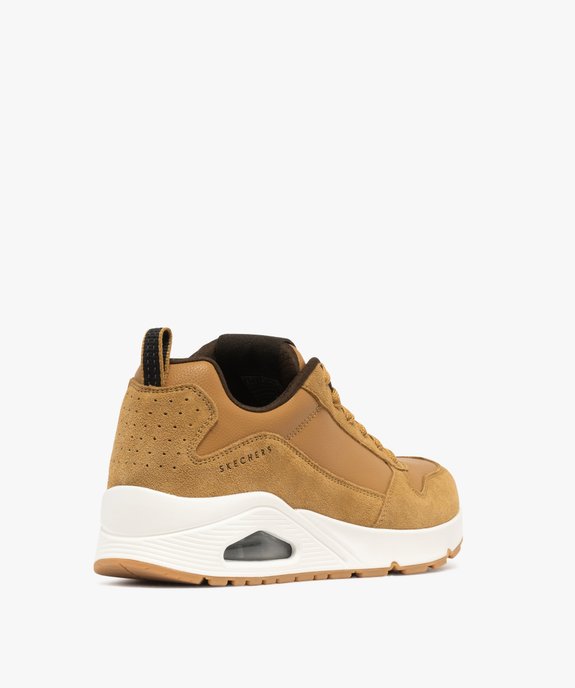 Sneakers homme à semelle bulle Uno - Sketchers vue4 - SKECHERS - GEMO