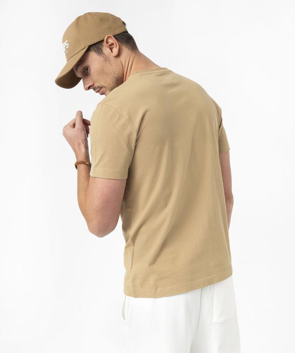 Tee-shirt manches courtes à motif homme - Camps United vue5 - CAMPS GEMO FOR GOOD - GEMO