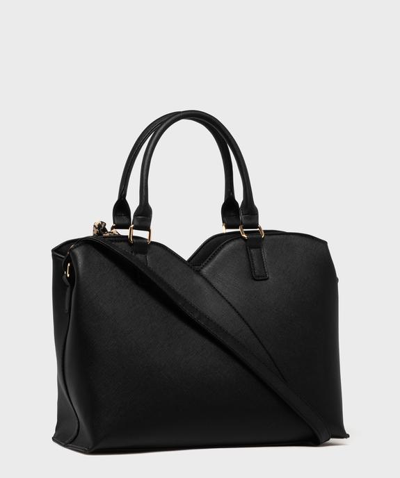 Sac à main découpe en V avec bandoulière amovible femme vue5 - GEMO (ACCESS) - GEMO