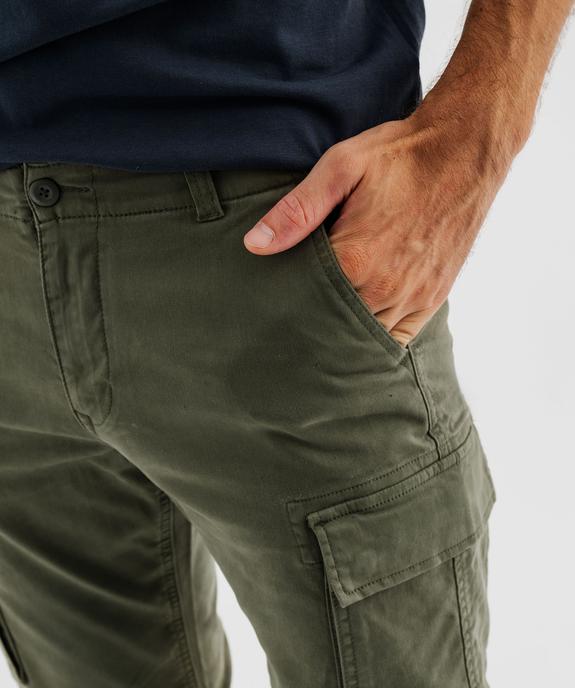Pantalon cargo Regular coloris unique homme vue2 - GEMO (HOMME) - GEMO