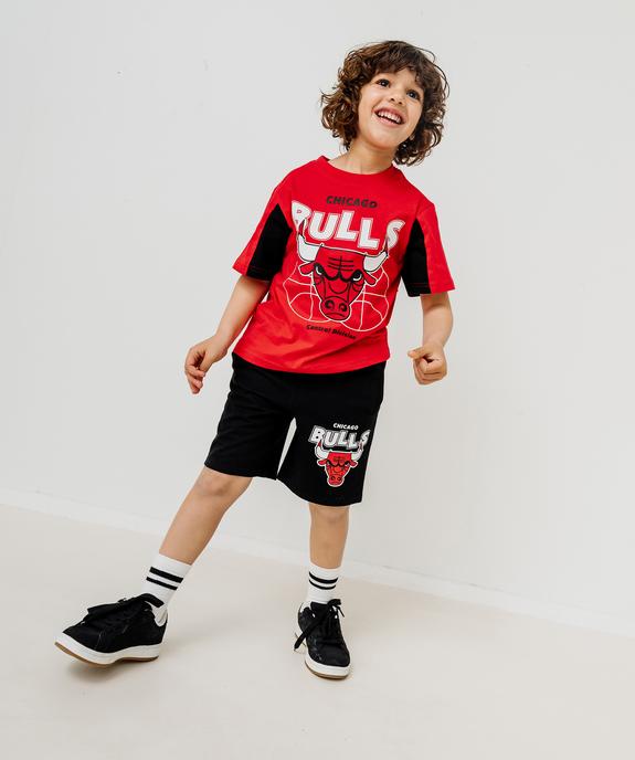 Bermuda de sport garçon - Chicago Bulls vue6 - NBA - GEMO