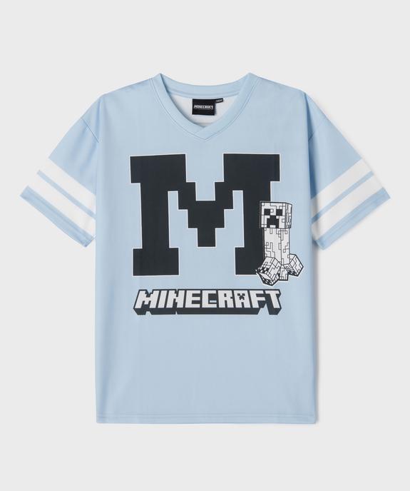 Tee-shirt de sport imprimé garçon - Minecraft vue1 - MINECRAFT - GEMO