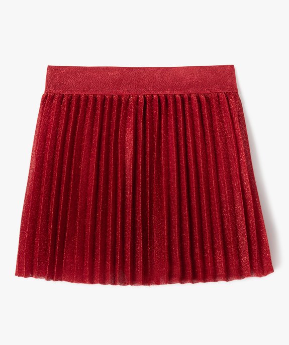 Jupe plissée pailletée bébé fille vue1 - GEMO(BEBE DEBT) - GEMO