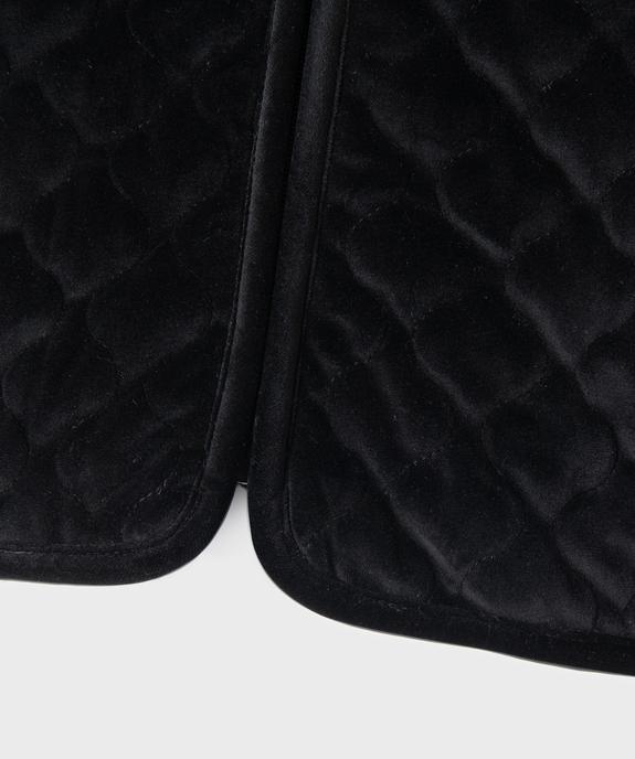 Veste zippée en velours matelassé fille - GEMO (ENFANT) Veste zippée en velours matelassé fille vue3 - GEMO (ENFANT) - GEMO
