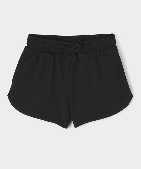 Short en maille French Terry avec taille élastique fille vue1 - GEMO 4G FILLE - GEMO