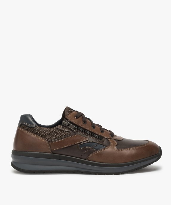 Baskets homme confort à lacets et zip vue1 - ZEN AIR - GEMO