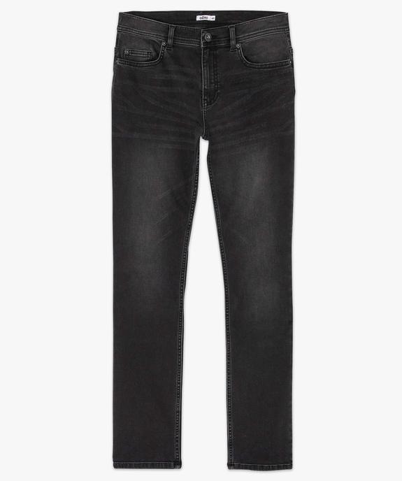 Jean homme coupe Straight légèrement délavé vue4 - GEMO 4G HOMME - GEMO