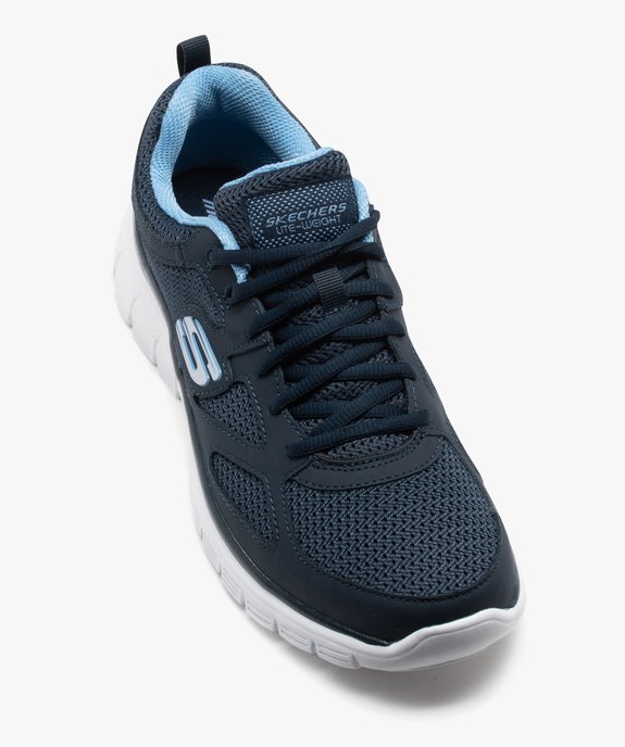 Baskets homme dessus uni en mesh à lacets - Skechers vue5 - SKECHERS - GEMO