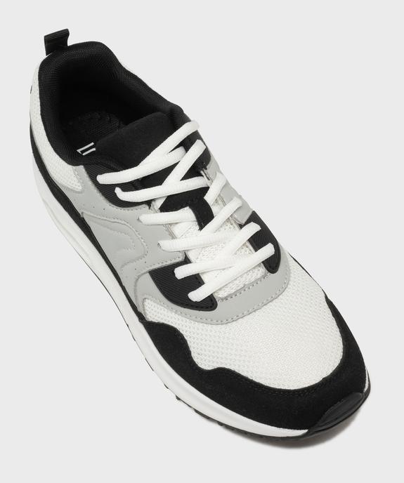 Baskets esprit running en mesh à bulle d'air homme - 5 Miles vue5 - 5 MILES - GEMO