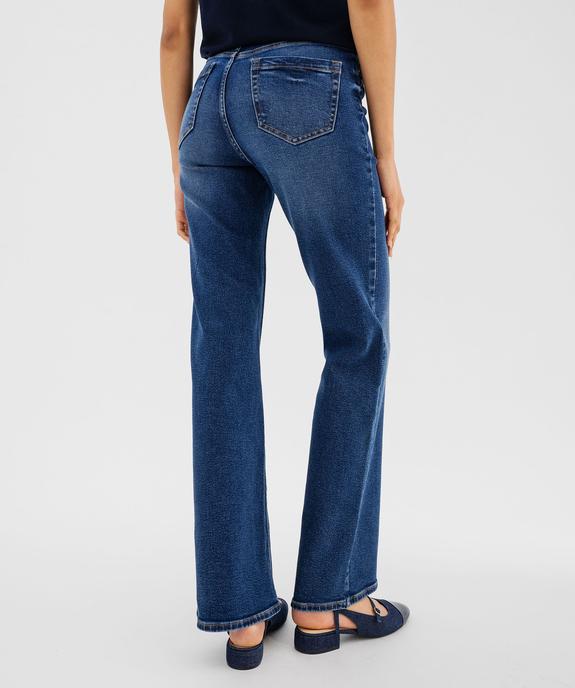 Jean flare taille haute femme - LuluCastagnette vue3 - LULU CASTAGNETTE GEMO FOR GOOD - GEMO