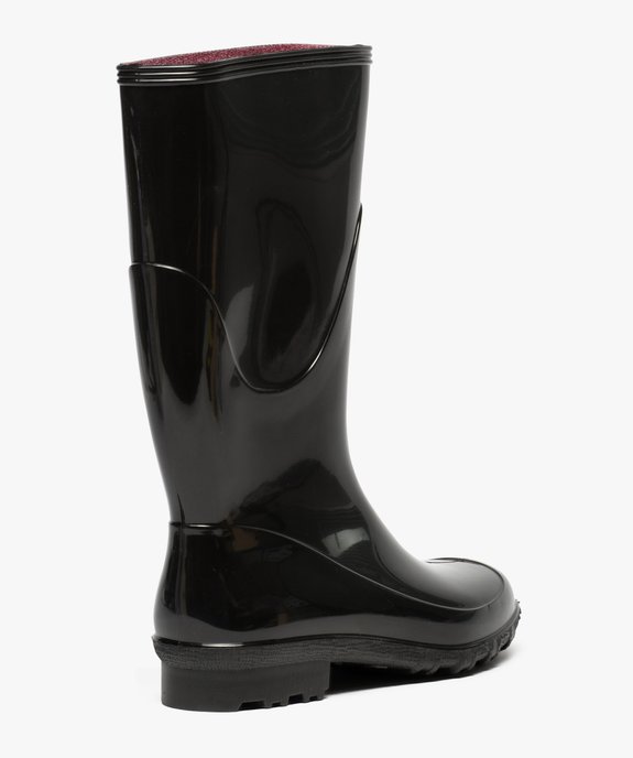 Bottes de pluie en caoutchouc vue4 - GEMO (EQUIPT) - GEMO