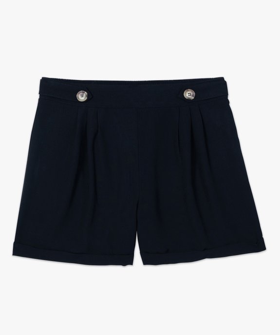 Short femme fluide taille haute vue4 - GEMO(FEMME PAP) - GEMO