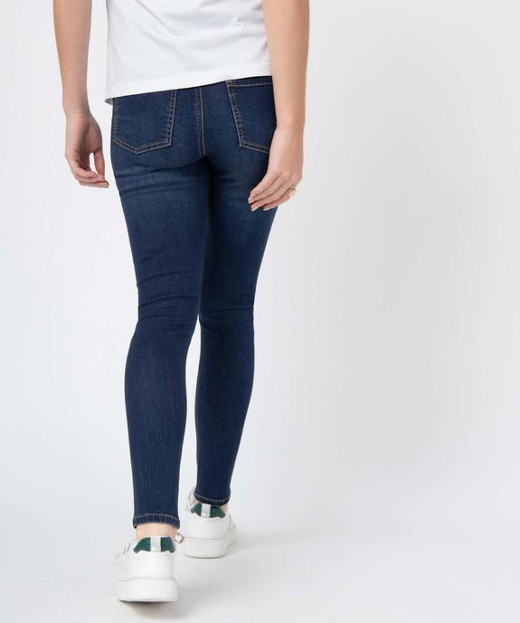 Jean de grossesse coupe Skinny avec bandeau haut vue3 - GEMO (MATER) - GEMO