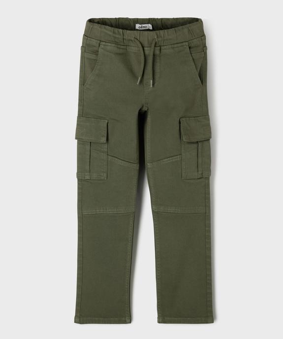 Pantalon cargo résistant à taille réglable garçon vue1 - GEMO (ENFANT) - GEMO