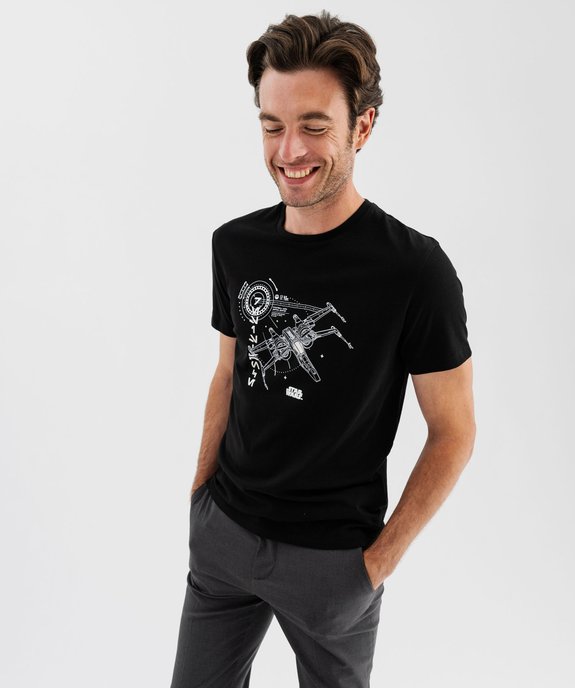 Tee-shirt manches courtes imprimé X-Wing homme - Star Wars vue1 - STAR WARS - GEMO