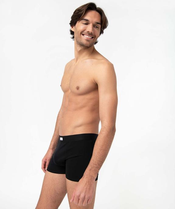 Boxer homme en coton stretch extensible (lot de 2) vue2 - GEMO 4G HOMME - GEMO