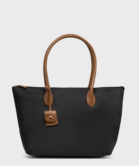 Sac à main zippé forme cabas à grandes anses femme  vue1 - GEMO (ACCESS) - GEMO