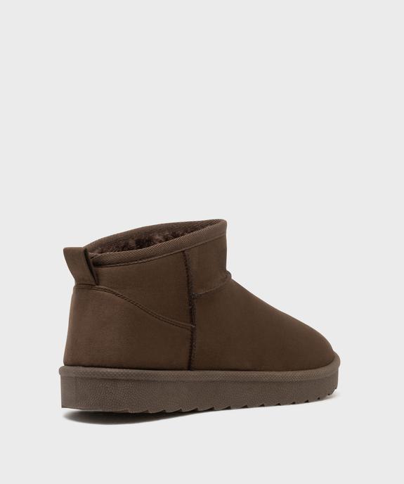 Boots fourrés sur semelle crantée femme - 5 Miles vue4 - 5 MILES - GEMO