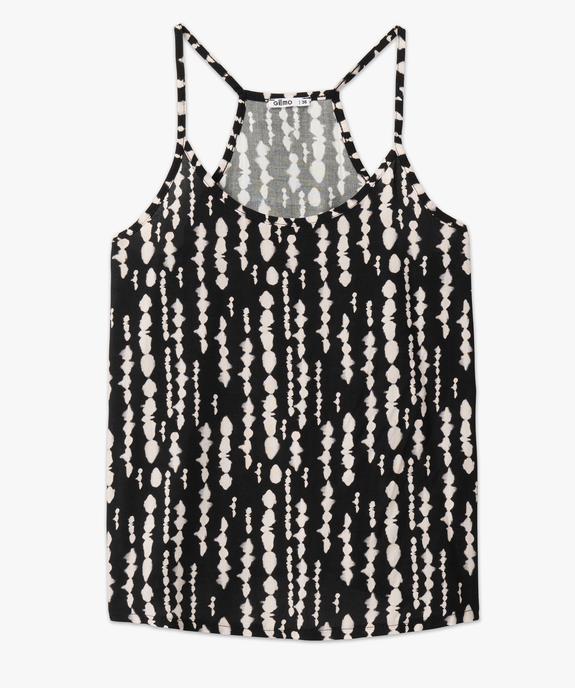 Débardeur en viscose tie-and-dye à dos nageur femme vue4 - GEMO(FEMME PAP) - GEMO