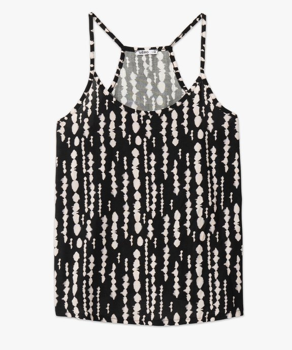 Débardeur en viscose tie-and-dye à dos nageur femme vue4 - GEMO(FEMME PAP) - GEMO